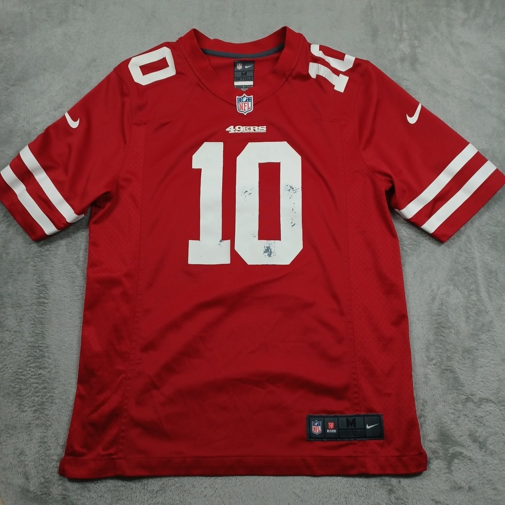 San Francisco 49ers Jersey Mens Medium‎ Red Nike Garoppolo NFL Football